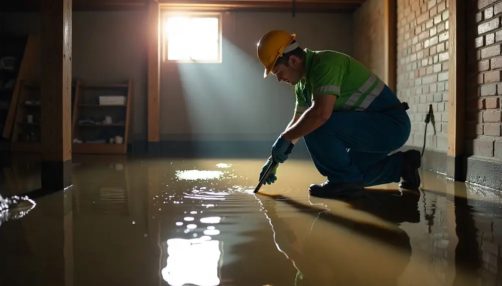 Professional water damage restoration services in Byron Center, MI